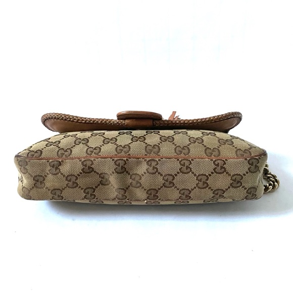 SOLD Gucci GG Monogram Chain Shoulder Bag - Picture 4 of 8